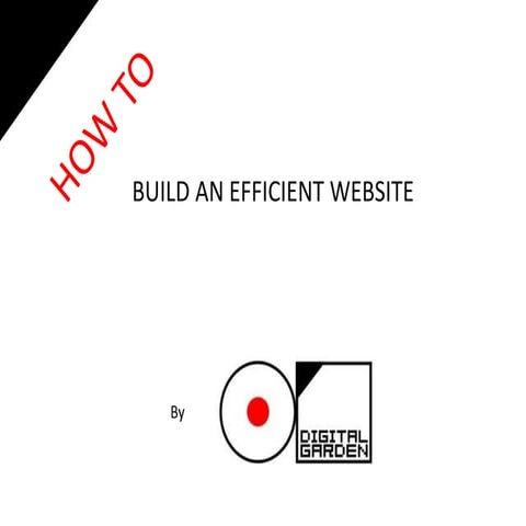 How to build an efficient website