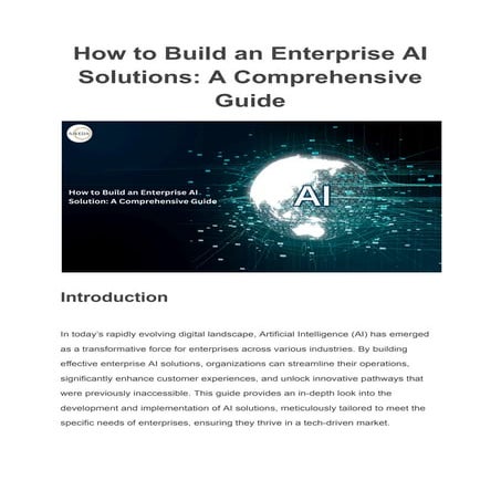 How to Build an Enterprise AI Solutions.pdf