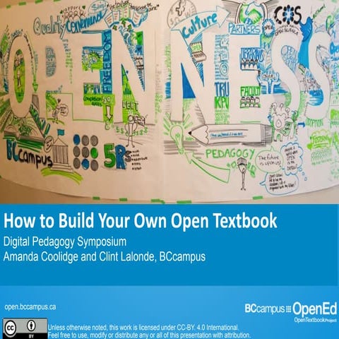 How to Build an Open Textbook