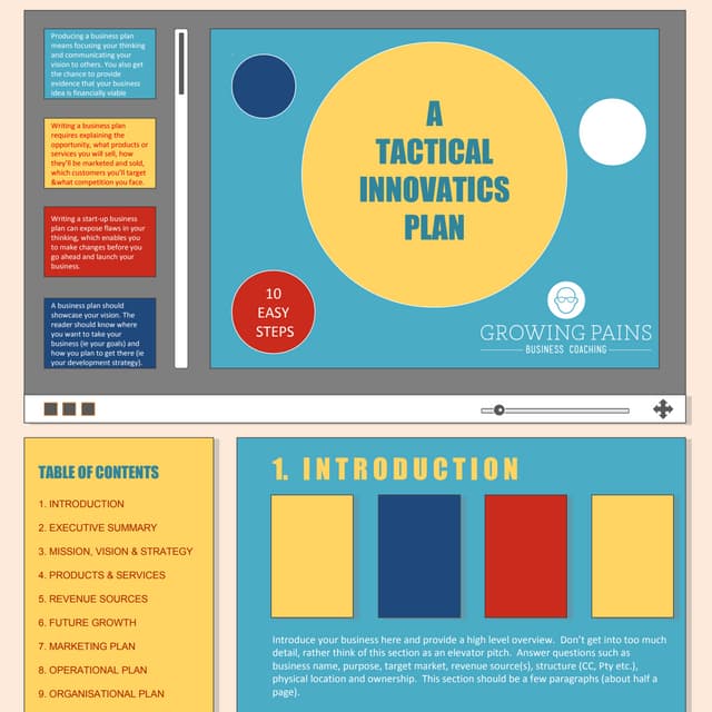 10 steps to build the perfect business plan