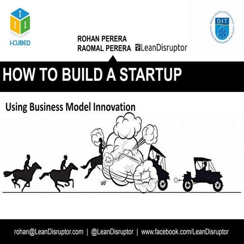 How to build a startup  iCubed 2017