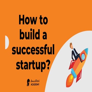How To Build A Successful Startup