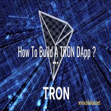 Smart contract based mlm on tron | PPTX