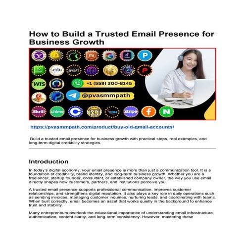 How to Build a Trusted Email Presence for Sustainable Business Growth ...