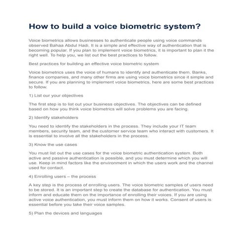How to build a voice biometric system.pdf