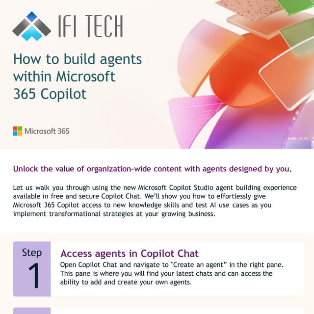 Unlock the value of organization-wide content with agents designed by you.