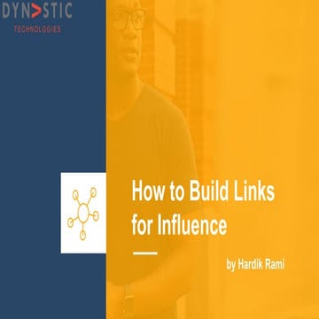 How to build links for influence