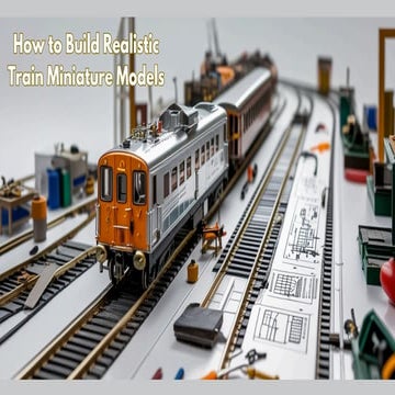 How to Build Realistic Train Miniature Models | PDF