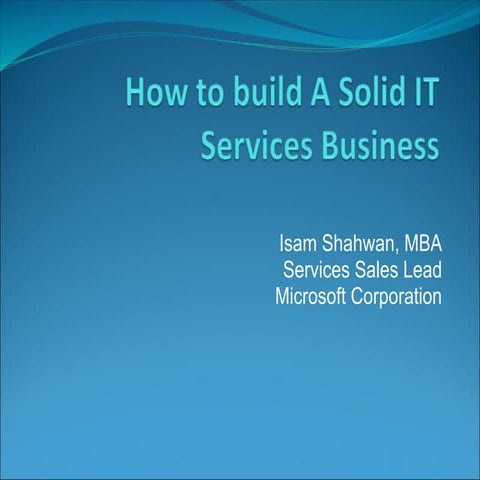 How to build_the_ideal_it_services