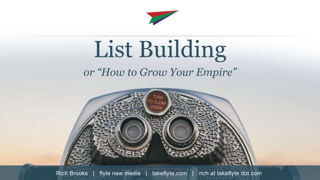 How to Build Your Email List