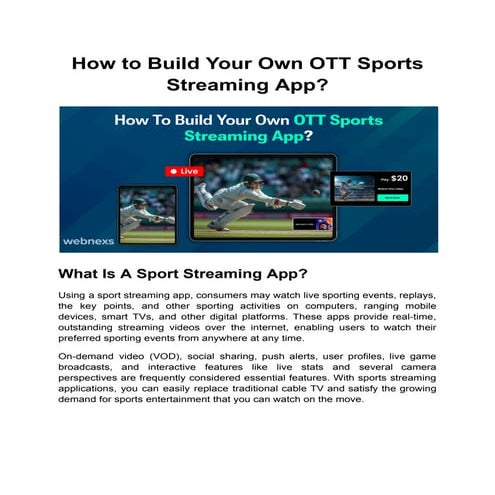 How to Build Your Own OTT Sports Streaming App.pdf