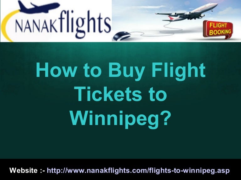 How to buy flight tickets to winnipeg