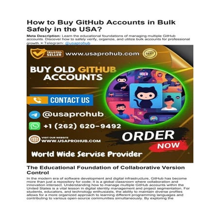 Mastering Bulk GitHub Account Management for Professional Growth and ...