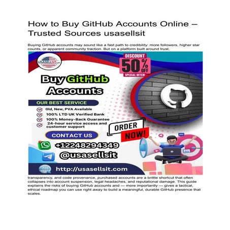 How to Buy GitHub Accounts Online – Trusted Sources usasellsit.pdf