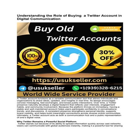 How to  Buying  a Twitter Account for Digital Communication.docx