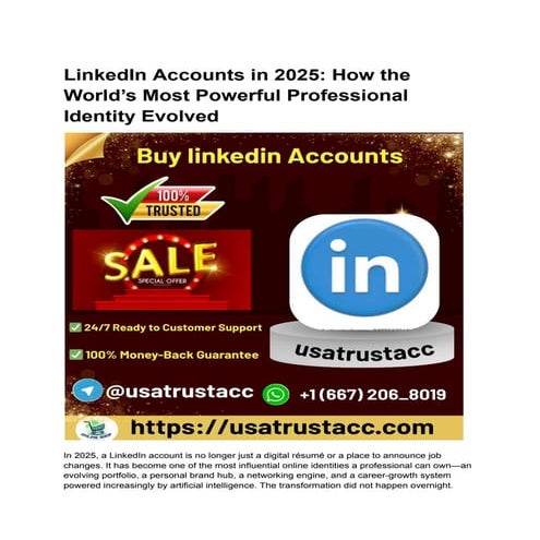 How to Buy LinkedIn Accounts [+11 Recommended Places].pdf