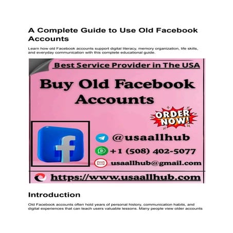 How To Buy Usa Facebook Accounts Online.pdf