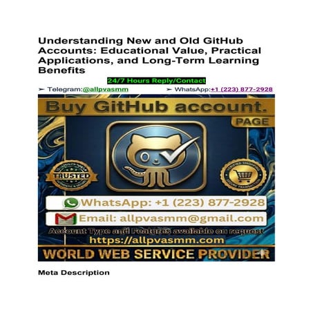 How to Buy Old GitHub Accounts_ Everything You Need to Know.docx