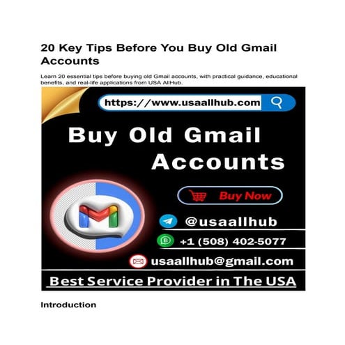 How to Buy Old Gmail Accounts Online.pdf