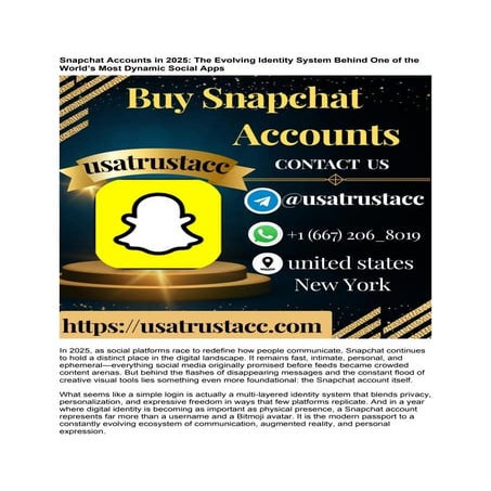 How to Buy Snapchat Account( 3.7) A Step-by-Step Guide ....docx