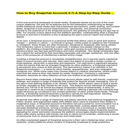 How to Buy Snapchat Account( 9.7) A Step-by-Step Guide ....docx