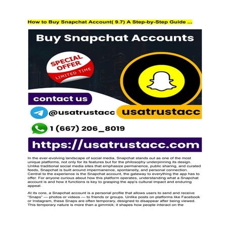 How to Buy Snapchat Account( 9.7) A Step-by-Step Guide ....pdf