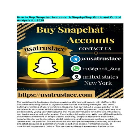 How to Buy Snapchat Account( 9.7) A Step-by-Step Guide ....pdf