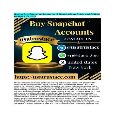 How to Buy Snapchat Account( 9.7) A Step-by-Step Guide ....docx