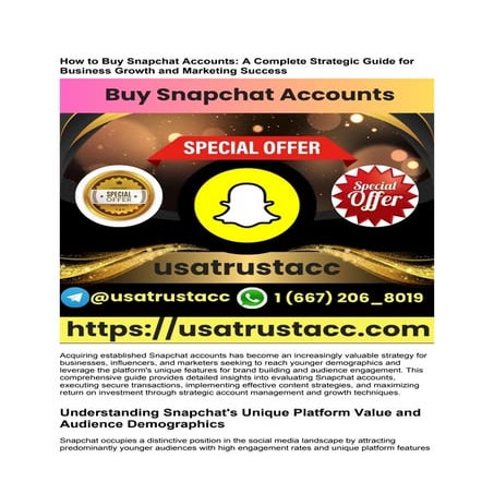 How to Buy Snapchat Account( 9.7) A Step-by-Step Guide ....docx