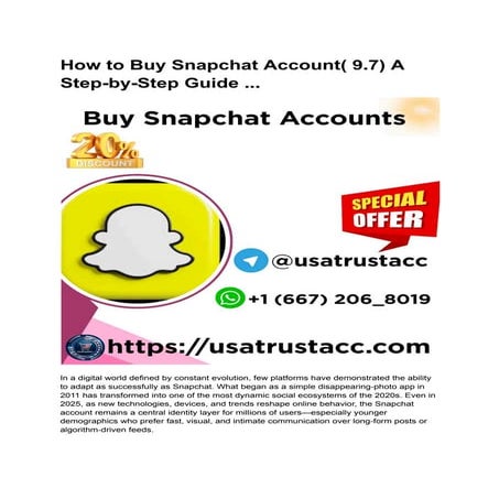 How to Buy Snapchat Account( 9.7) A Step-by-Step Guide ....pdf