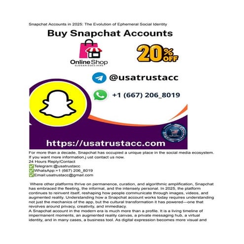 How to Buy Snapchat Account( 9.7) A Step-by-Step Guide ....pdf