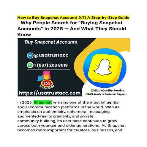 How to Buy Snapchat Account( 9.7) A Step-by-Step Guide ... (1).pdf