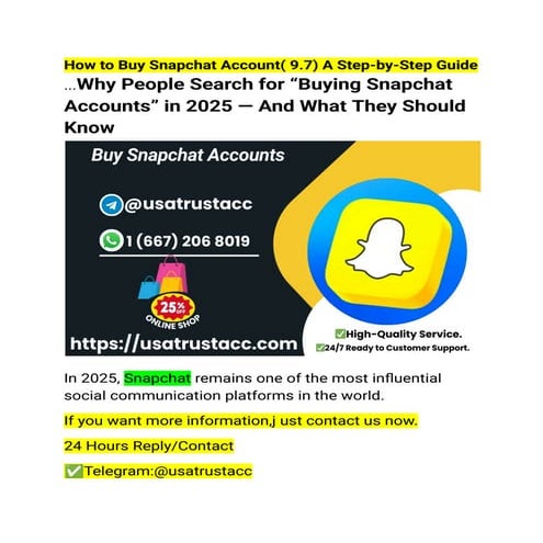 How to Buy Snapchat Account( 9.7) A Step-by-Step Guide ... (2).pdf