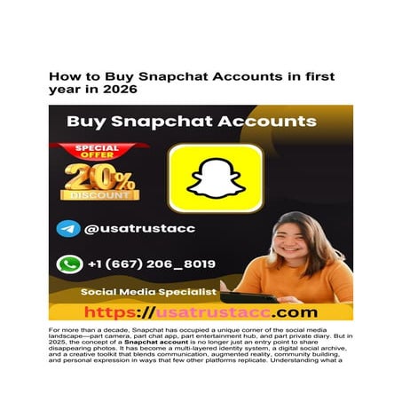 How to Buy Snapchat Accounts in first year in 2026.docx