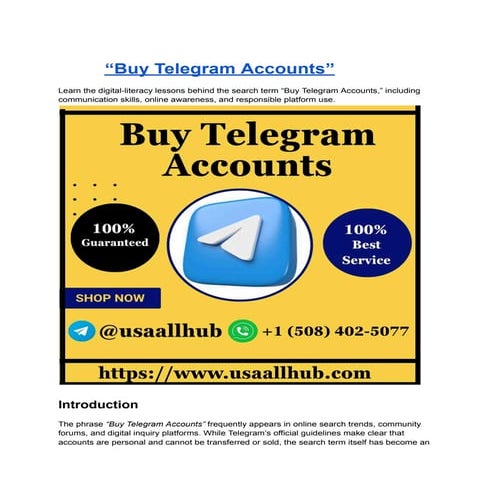 How to Buy Telegram Accounts In 2026.pdf