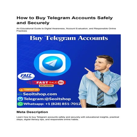 5 Tips for Buying Telegram Accounts Safely | PDF