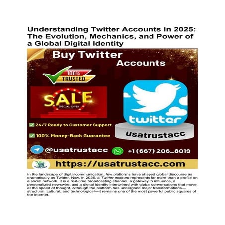 How to Buy Twitter //////////Accounts.docx