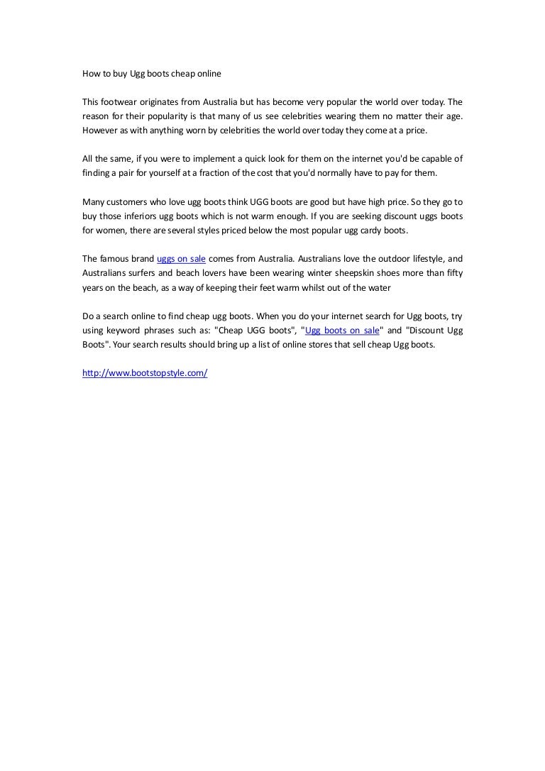 buy uggs cheap online