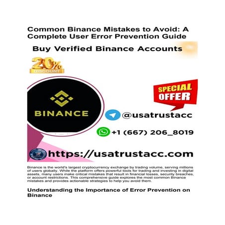 How to Buy Verified Binance Accounts for USDT and 9.99.docx