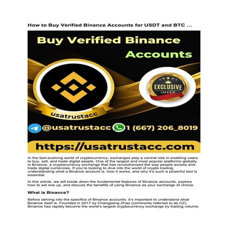 How to Buy Verified Binance Accounts for USDT and BTC ....docx