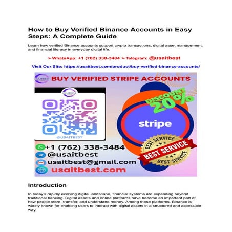 Beginner Guide to Verified Binance Accounts Usage.pdf