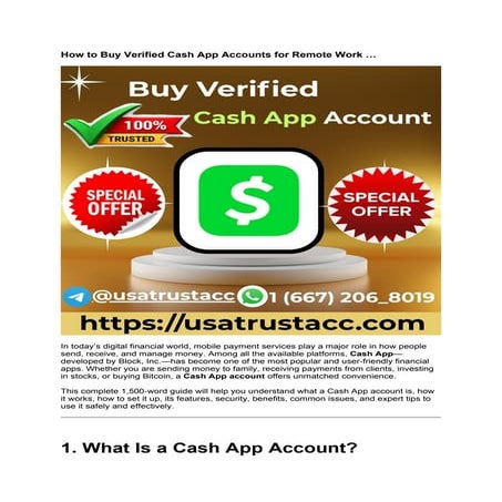 How to Buy Verified Cash App Accounts for Remote Work ....docx