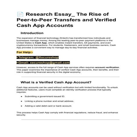 How to Buy Verified Cash App Accounts in Bulk