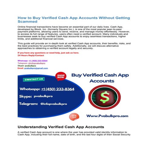 How to Buy Verified Cash App Accounts Without Getting Scammed.docx