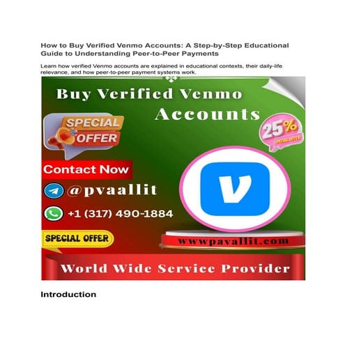 How to Secure Verified Venmo Accounts Across Multiple Platforms.pdf