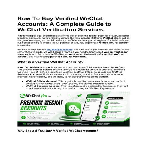 How to Securely Buy Verified WeChat Accounts in 2025.pdf