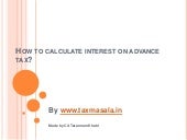 Tax provision calculation