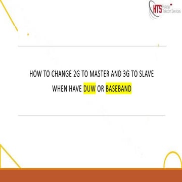 How to change 2G to Master and 3G to slave  _.pdf