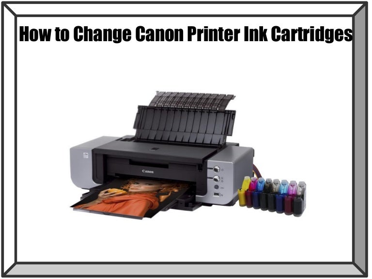 replace canon ink cartridge