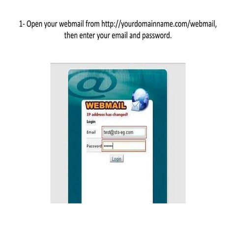 How to change e mail password